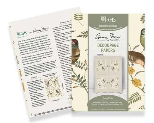 [DPSS001.0001.01] RHS Papel Decoupage  Songbirds