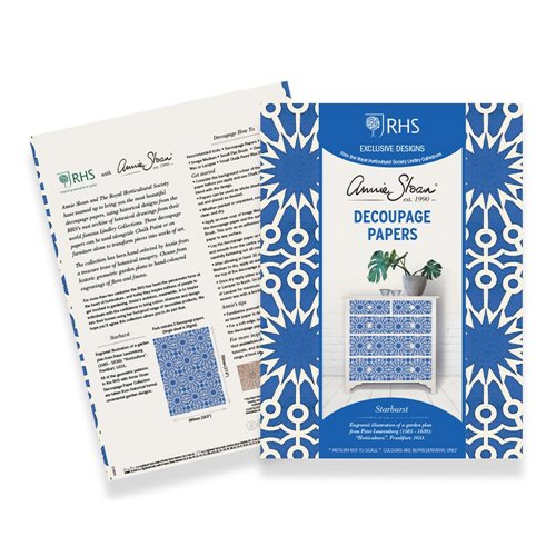 [DPST001.0001.01] RHS Papel Decoupage  Starburst